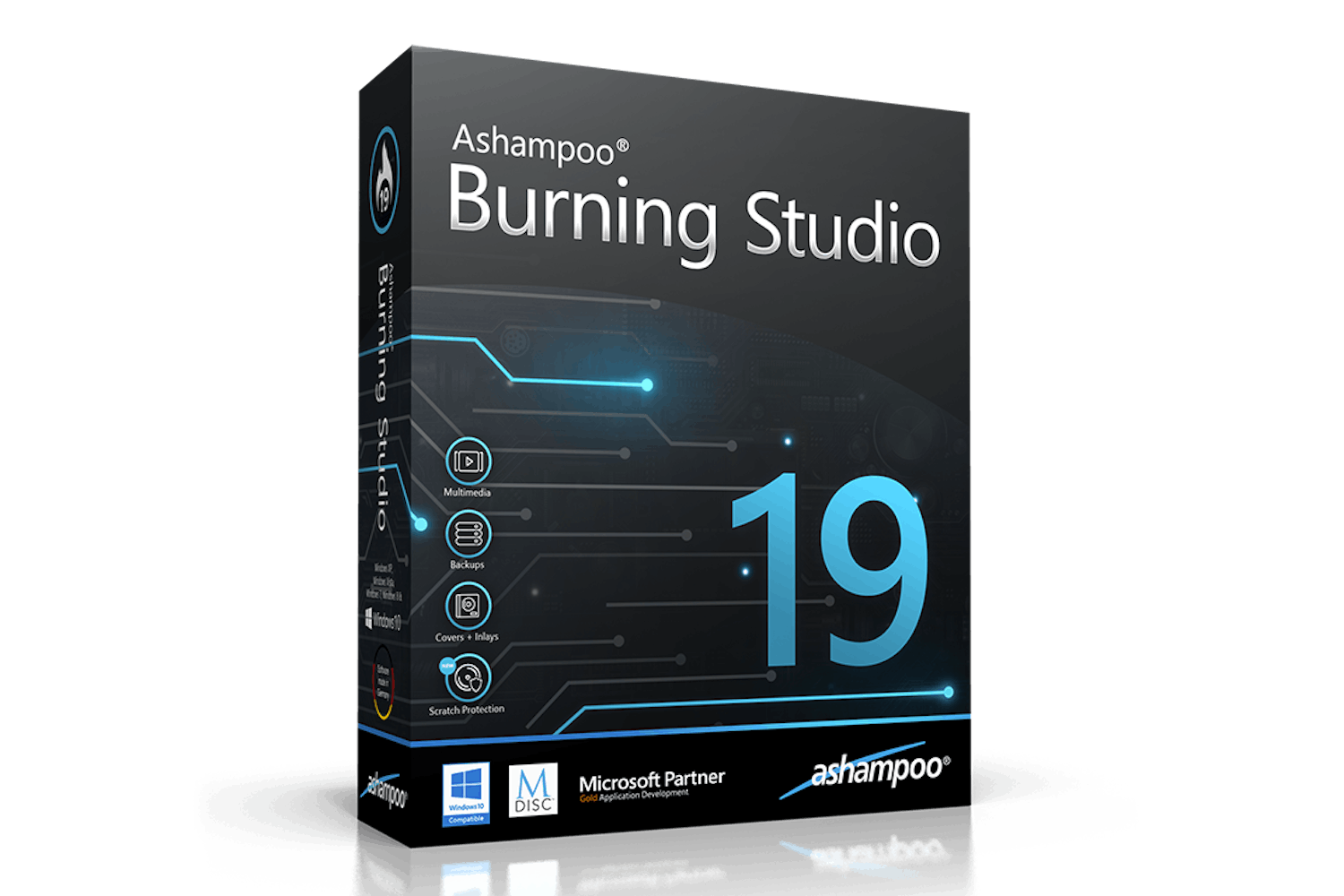 Päivitysalennus 30 euroa Ashampoo Burning Studio 19 -alennus